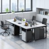 办公桌椅组合屏风工位职员桌员工桌现代简约办公家具卡座电